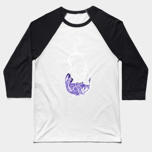 Single Line - Panther (White) Baseball T-Shirt